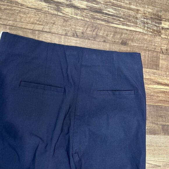 INSIGHT Straight Pull-On  Pants Women’s Size 6 Casual Work Silver Side Piping - Picture 9 of 13